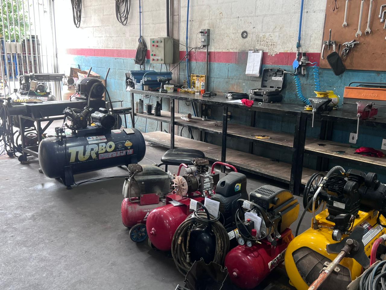 Bancada de manutenção